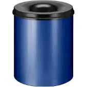 Brabantia Feuerlöschender Papierkorb 80 Liter - Blau, Schwarz