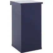 Dutch Design Brand Mülleimer Carro-Lift, feuerfest, Hebedeckel, Dämpfersystem, B 300 x T 300 x H 600 mm, 55 l, blau