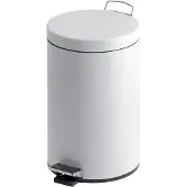 EKO Tritt-Mülleimer 20 Liter - Weiß
