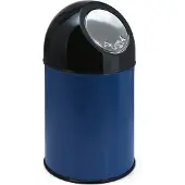 Huismerk Abfalleimer mit Schiebedeckel Blau 30L