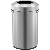 EKO - Urban Abfalleimer 50 Liter - Stainless steel - Matt Edelstahl