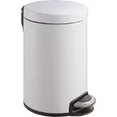EKO - Serene Treteimer 20 Liter - Stainless steel Plastic - Weiß