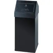 DutchDesign Carro-Push Abfallbehälter 55 Liter schwarz (31004812)