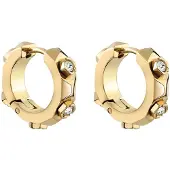 Philipp Plein Ohrringe - Earrings The Plein Cuff - Gr. unisize - in Gold - für Damen