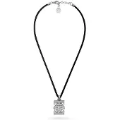 Philipp Plein Halskette in Schwarz – (L)50cm | Gr.: onesize