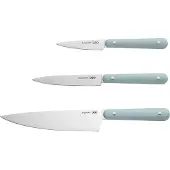 Berghoff Messerset Leo Line Slate Starter Grün (3-teilig)