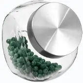5 Five Kochtopf Glas 2,1 Liter mit Metalldeckel Five - Transparent - Mit Deckel | Sp\u00fclmaschentauglich