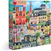 Eeboo - Puzzle 1000 Teile - Ein Tag in Paris