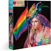 Eeboo Puzzle Regenbogen der Freiheit 1000 Teile
