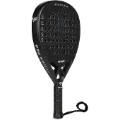 VirtuFit Fusion Pro Padel-Schläger Schwarz/Silber 18K Carbon 365 g