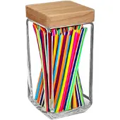 5five Simply Smart Five Quadratisches Glasgefäß 2l Durchsichtig Durchsichtig One Size