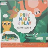Ooly Pop-Out Spielset Dschungel Abenteuer - Kreatives Spielzeug