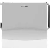 Brabantia ReNew Toilettenpapierhalter mit Klappe Matt Steel (grijs)