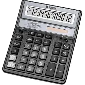Citizen Taschenrechner Taschenrechner SDC888XBK, schwarz, Desktop, 12 Ziffern