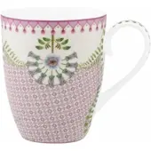 Pip studio Tasse Lily & Lotus Tiles Lilac 350 ml (6er-Set)