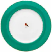 Pip studio Kuchenteller Love Birds Emerald 17 cm (6er-Set)
