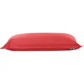 Beliani Sitzsack mit Innensack für In- und Outdoor 140 x 180 cm rot FUZZY