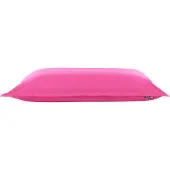 Beliani Sitzsack mit Innensack für In- und Outdoor 180 x 230 cm pink FUZZY