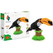 Alexander Toys ORIGAMI 3D – Toucan, Origami-Set für Kinder, 8 Jahr(e), Papier, Mehrfarbig, 752 Stück(e)