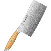 HEZHEN - Damast-Hackbeil (chinesisches Kochmesser) - X01 Flaggschiff-Serie