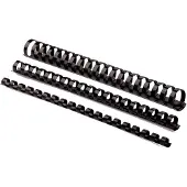 Fellowes Plastikbinderücken 16mm schwarz 100PK