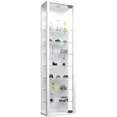 Hioshop Sammel Wandvitrine Holz Glas Stando Maxi