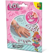 SES Creative L.O.L. 14190 Surprise Puffy Sticker Armband-Set – Bastelset für Kinder, Armbänder-Bastelset für Kinder, 6 Jahr(e), Mehrfarbig