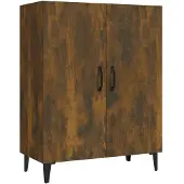 vidaXL Sideboard Räuchereiche 70x34x90 cm Holzwerkstoff