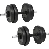 vidaXL Kurzhantel mit Gewichten 40 kg