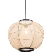 QAZQA Smarte Pendelleuchte braun 48 cm inkl. Wifi G95 - Rob