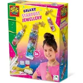 SES Creative 14772 Galaxy-Sternenstaub-Schmuck, Magischer Schmuck-Bastelset, Anhänger-Bastelset für Kinder, 10 Jahr(e), Mehrfarbig