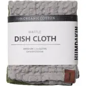 Humdakin Geschirrtuch Waffle Stone & Fern (Set von 2 Stück)
