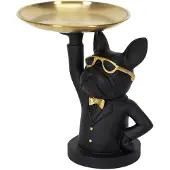 Home deco Deko Bulldoge schwarz