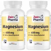 ZeinPharma Magnesium Citrat Kapseln Doppelpack 2x120 St