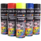 Motip Abziehbare Acrylfarbe – Mattschwarz – 500 ml