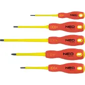 Enzo 1000V S2 Schraubendreher, 5er-Set, Stahl