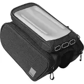 Sahoo Fahrradrahmen Fahrradtasche mit Reißverschluss Wasserdicht 1.5L