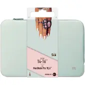 Mobilis Skin - Notebook-Hülle - 40.6 cm - 14" - 16" - Pearl Grey, Powder Pink