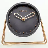 Nextime 5204ZW, Tisch, Rund, Schwarz, Harz, 175 mm, 50 mm