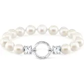 Thomas Sabo A2072-167-14 Damen-Armband Perlen Silber