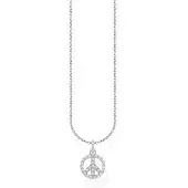 Thomas Sabo KE2175-051-14-L45v Silber-Collier für Damen Peace