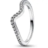 Pandora 192539C01 Damenring Funkelnde Welle Silber