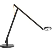 Rotaliana String T1 Tischleuchte DTW Matt Black/Orange - , String T1 DTW, dimmbar, Schwarz, für Arbeitszimmer / Büro, Metall, Design
