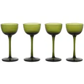 Ferm Living Likörgläser Host Moss Green 40 ml (4er-Set)