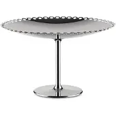 Alessi Tortenplatte Edges Edelstahl 24 cm
