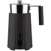 Alessi - Plissé Milchaufschäumer, schwarz