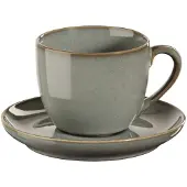 Asa selection Espressotasse mit Unterer, eucalyptus d. 6,7 cm, h. 5,5 cm, 0,09 l.