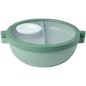 Mepal Bento Vita Lunchbowl, 1,5 Liter, Praktischer Begleiter für unterwegs mit auslaufsicherem Schruabdeckel, nordic sage