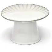 Serax Tortenplatte Inku Tableware White S 15 x 15 x 9 cm
