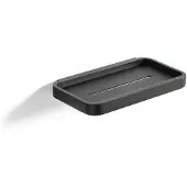 Zone Denmark Badezimmerablage Rim Black 22 x 11 x 2 cm